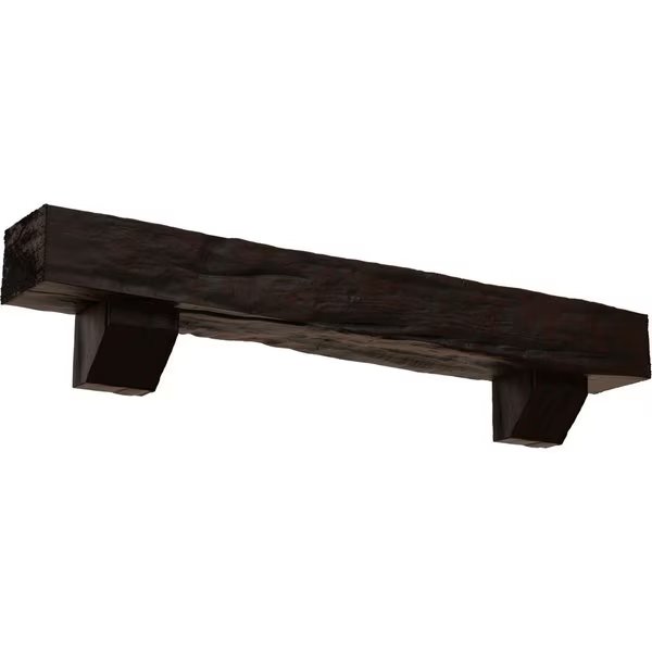 Kit w/ Ashford Corbels, Premium Hickory, 4